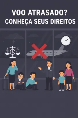 Imagem da notícia Voo Atrasado? Conheça Seus Direitos